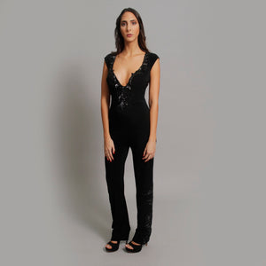 The Crystal Jumpsuit - Claudio Milano Couture 