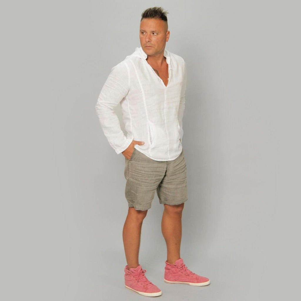 The Linen Short - Claudio Milano Couture 