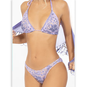 Swimwear Swarovski Crystals Top Bikini - Claudio Milano Couture 