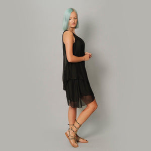 The Silk Layer Dress - Claudio Milano Couture 